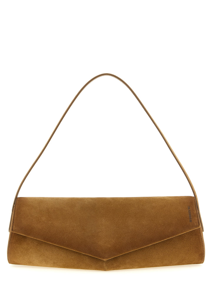 Jil Sander Brown Calfskin Shoulder Bag