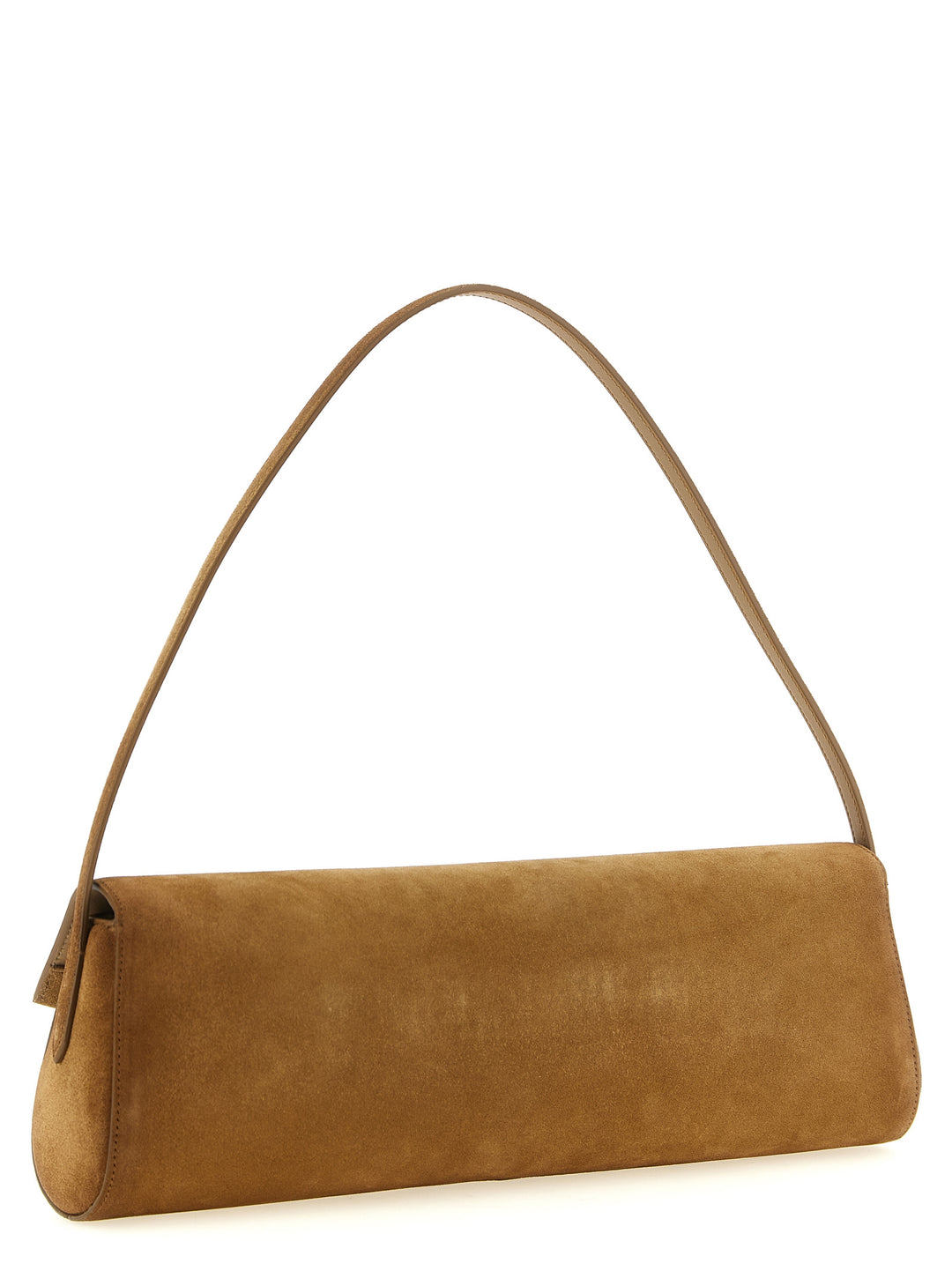 Jil Sander Brown Calfskin Shoulder Bag