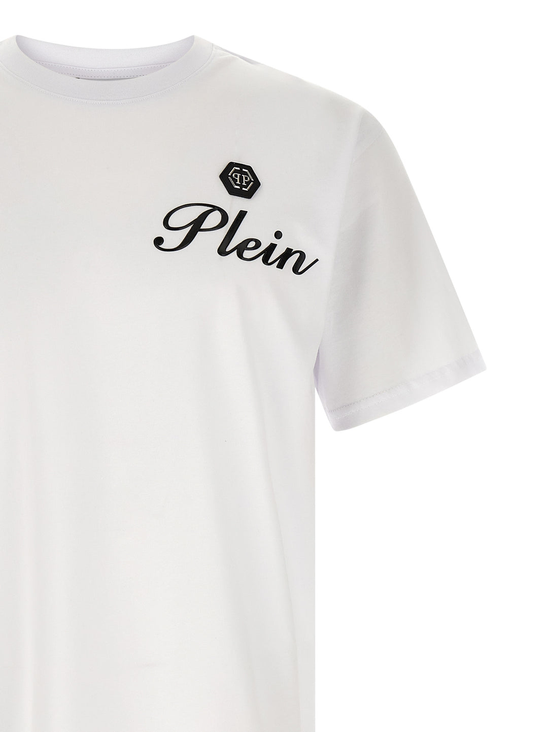 Philipp Plein Bicolor Cotton T-Shirt