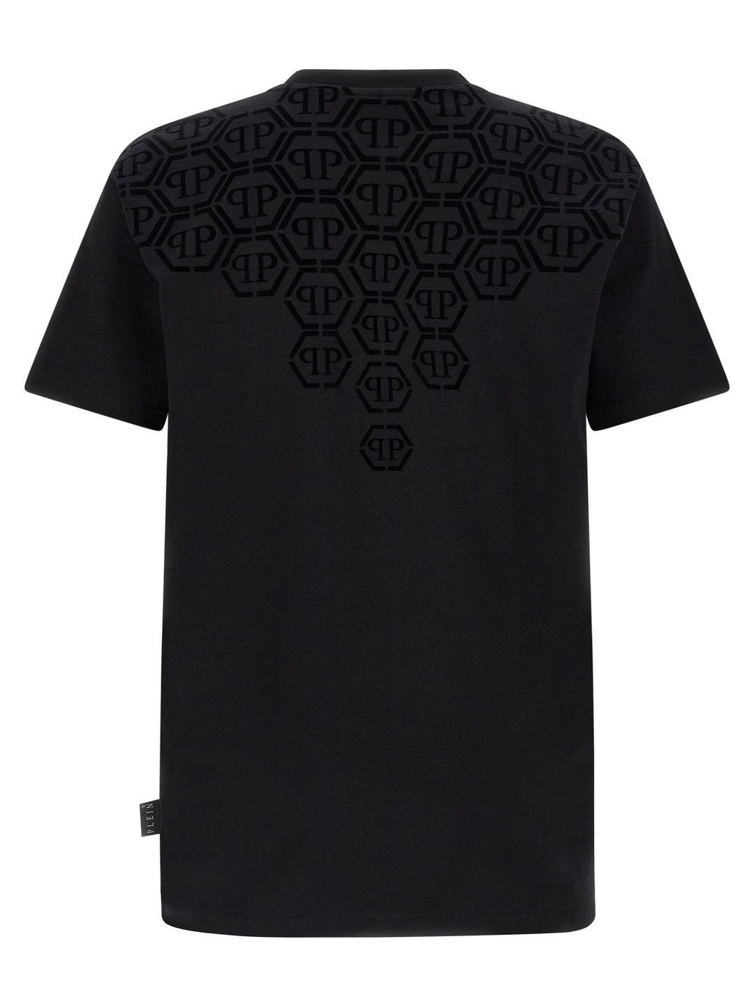 Philipp Plein Black Cotton T-Shirt