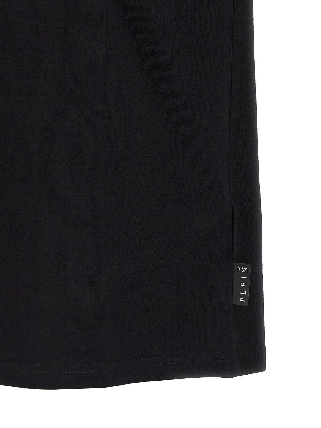 Philipp Plein Black Cotton T-Shirt