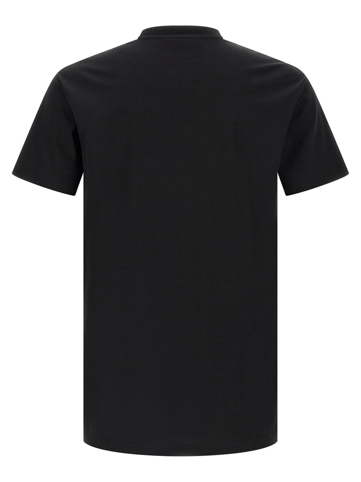 Philipp Plein Black Cotton T-Shirt