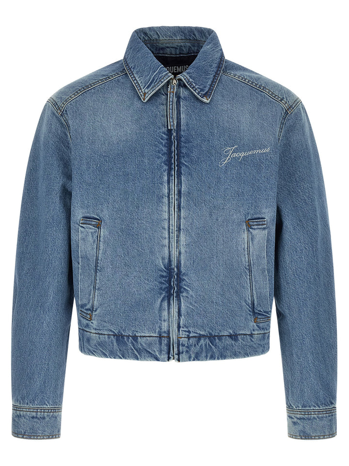 Jacquemus Blue Cotton Denim Jacket