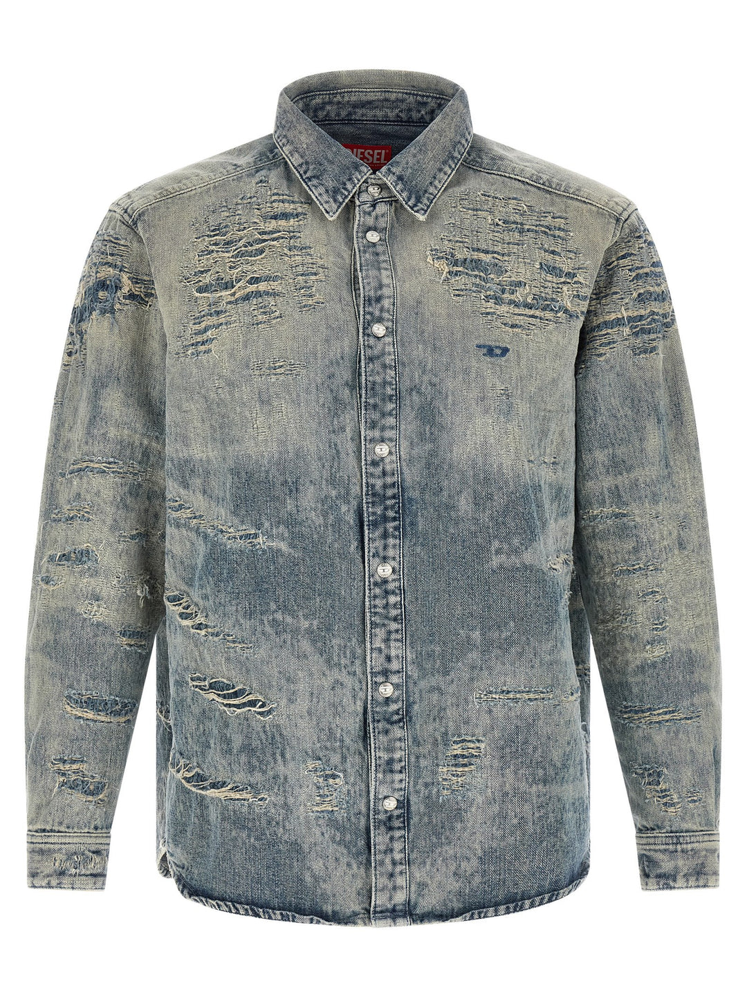 Diesel Blue Cotton Blouse