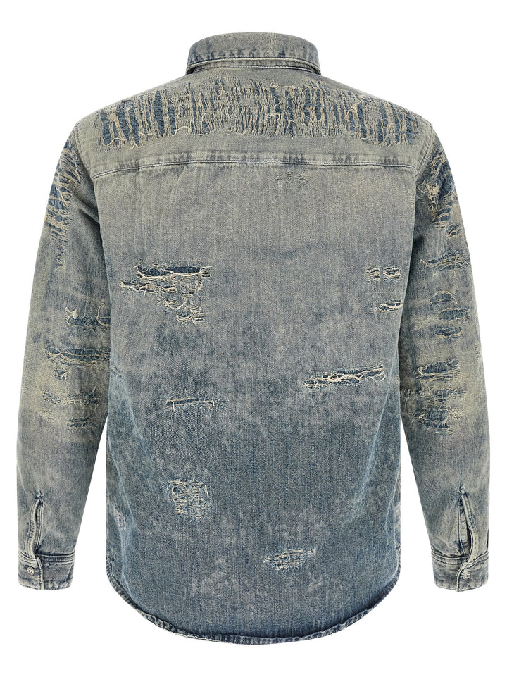 Diesel Blue Cotton Blouse
