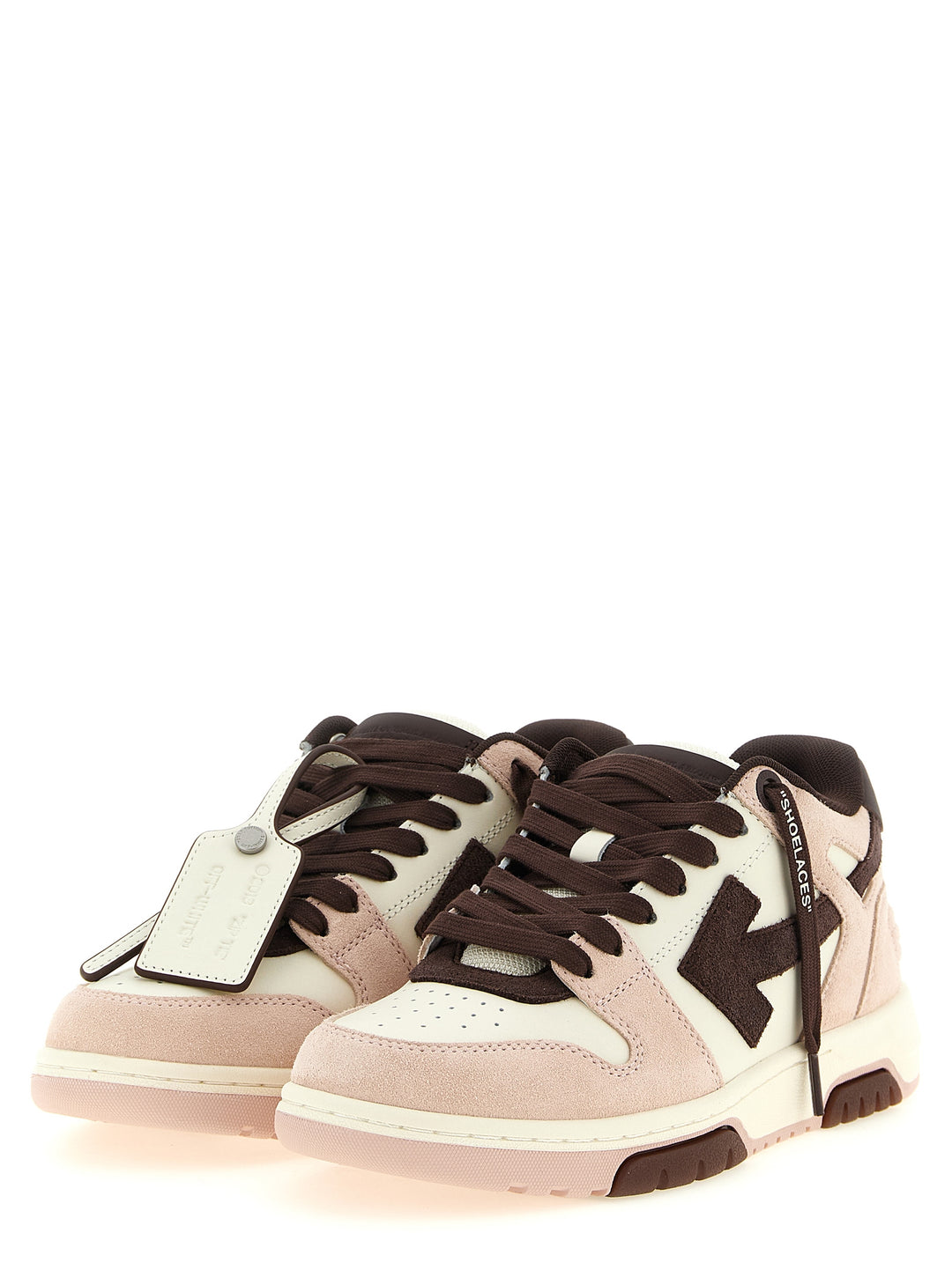 Off-White Multicolor Cowhide Low Top Sneakers