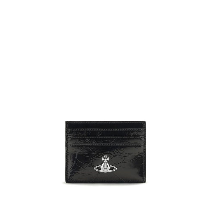 Vivienne Westwood Black Calf Leather Bos Taurus Wallet