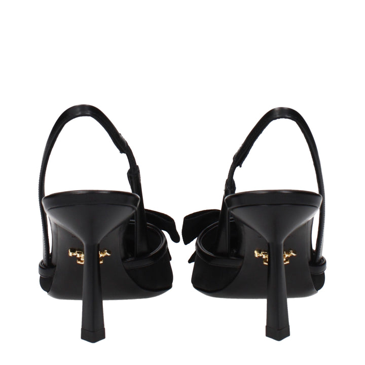 Prada Black Fibres High Heel Pumps