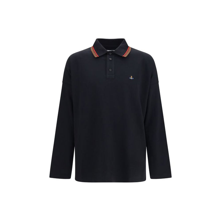 Vivienne Westwood Black Cotton Polo Shirt