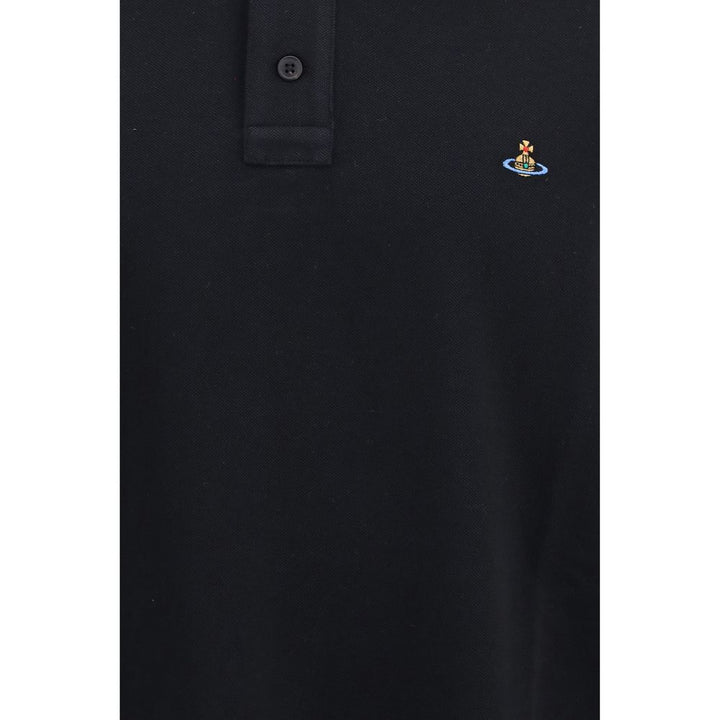 Vivienne Westwood Black Cotton Polo Shirt
