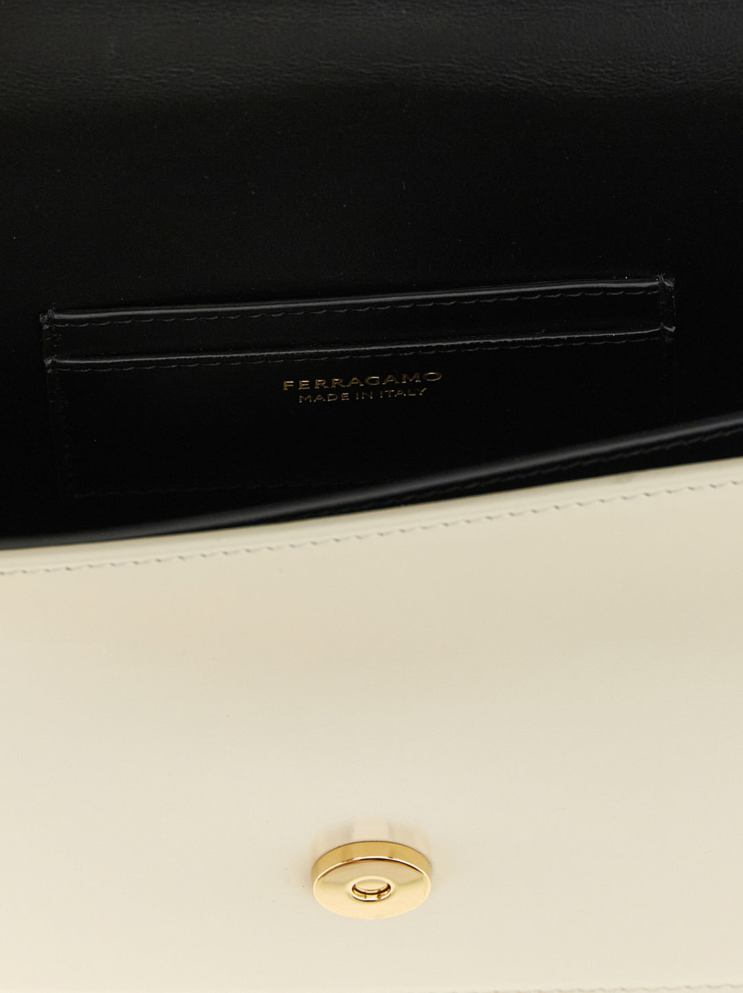 Ferragamo Bicolor Calfskin Crossbody Bag