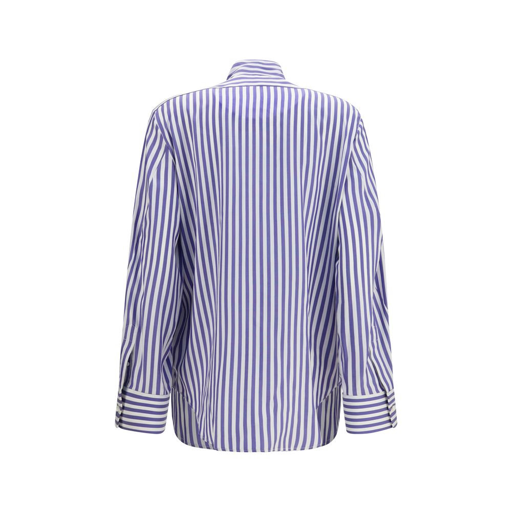 Givenchy Blue Silk Blouse