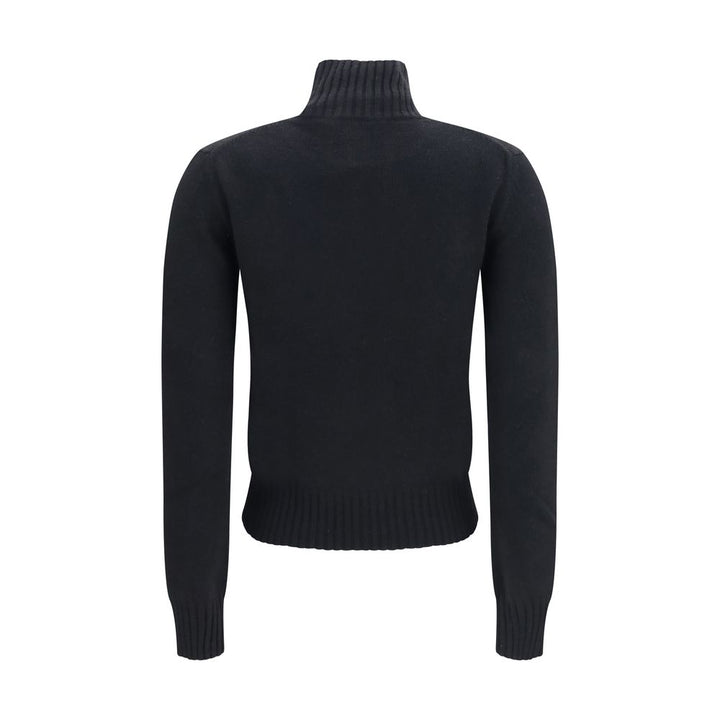 Ami Paris Black Cashmere Turtleneck