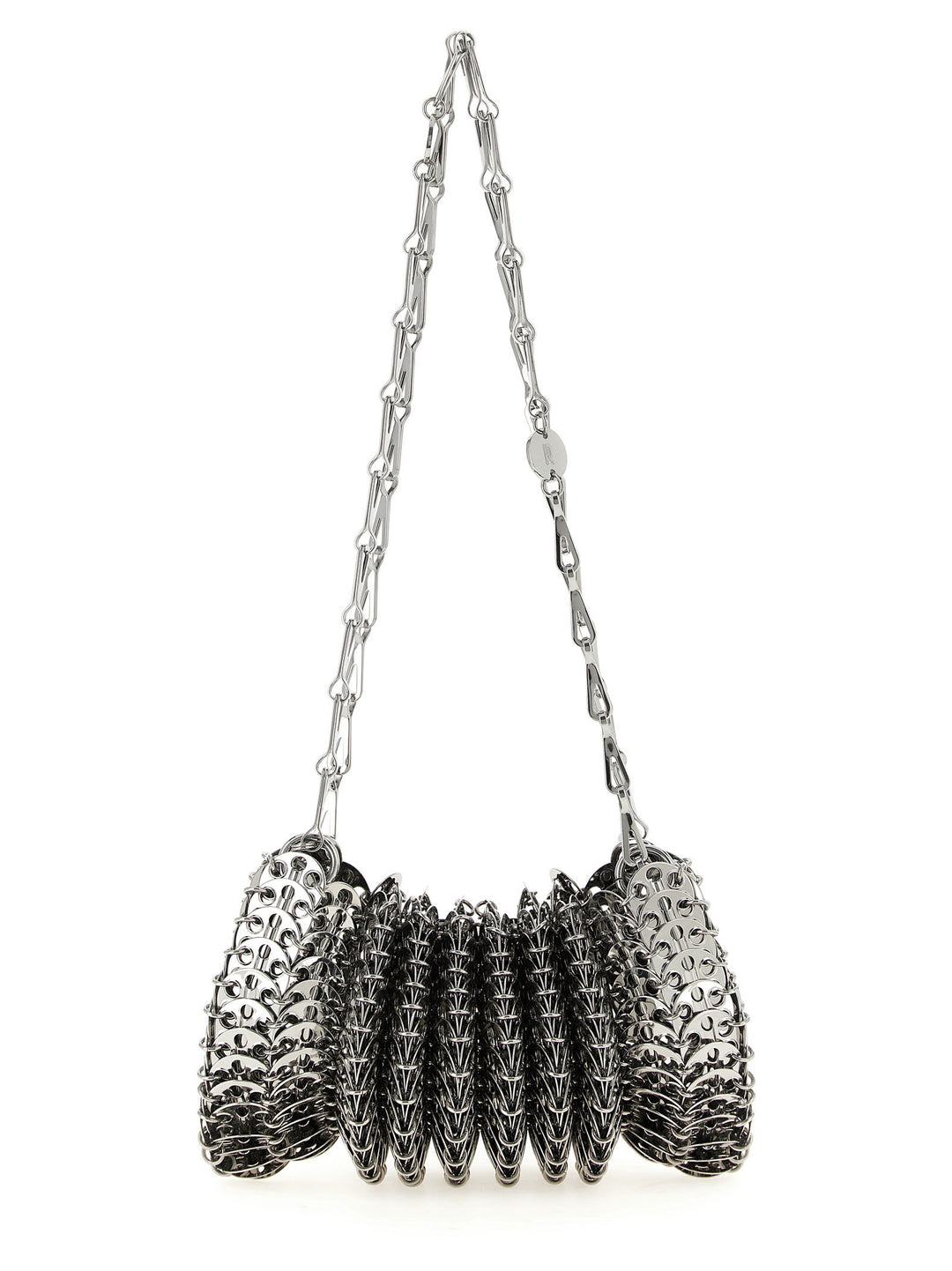 Paco Rabanne Silver Stainless Steel Shoulder Bag