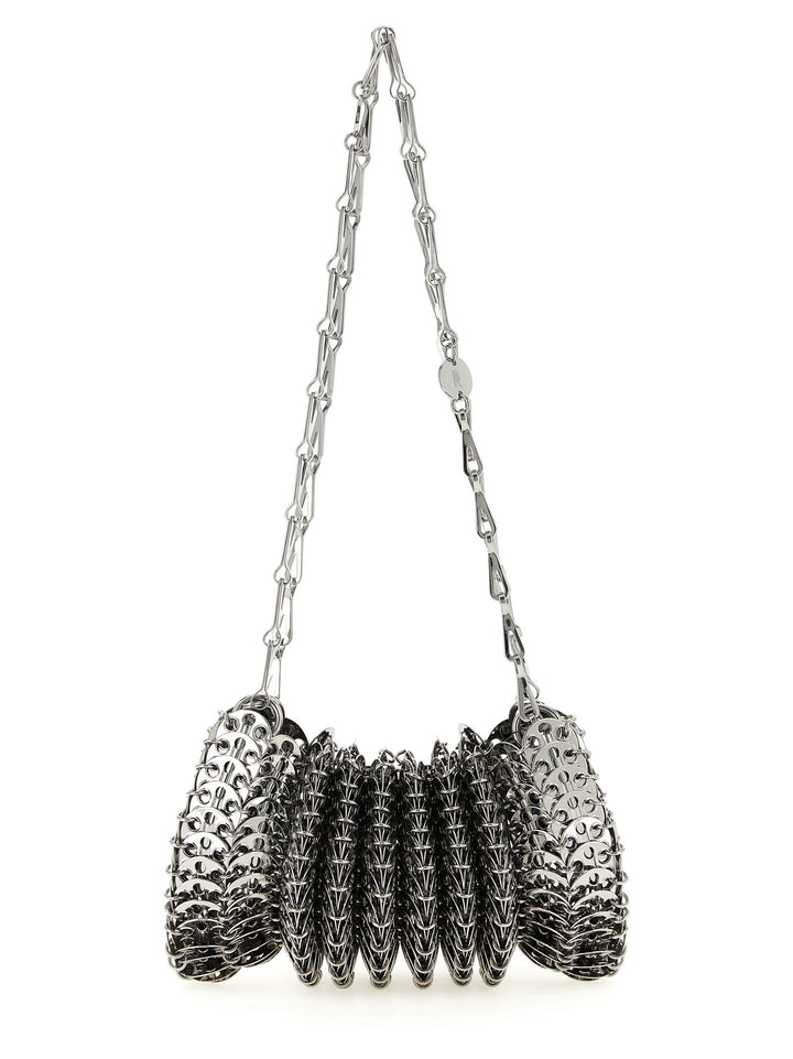 Paco Rabanne Silver Stainless Steel Shoulder Bag