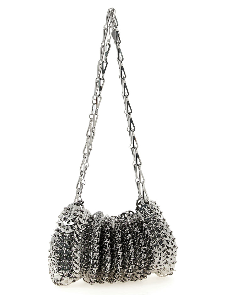 Paco Rabanne Silver Stainless Steel Shoulder Bag