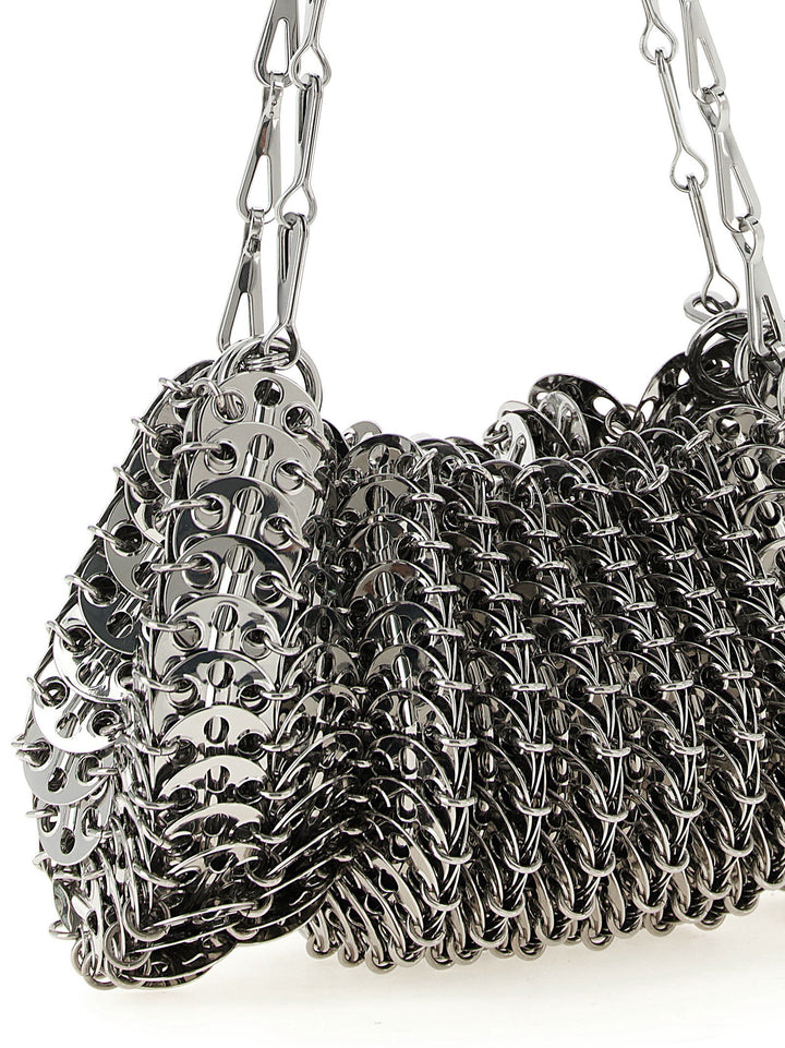 Paco Rabanne Silver Stainless Steel Shoulder Bag