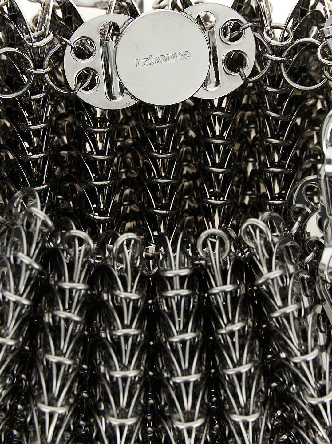 Paco Rabanne Silver Stainless Steel Shoulder Bag