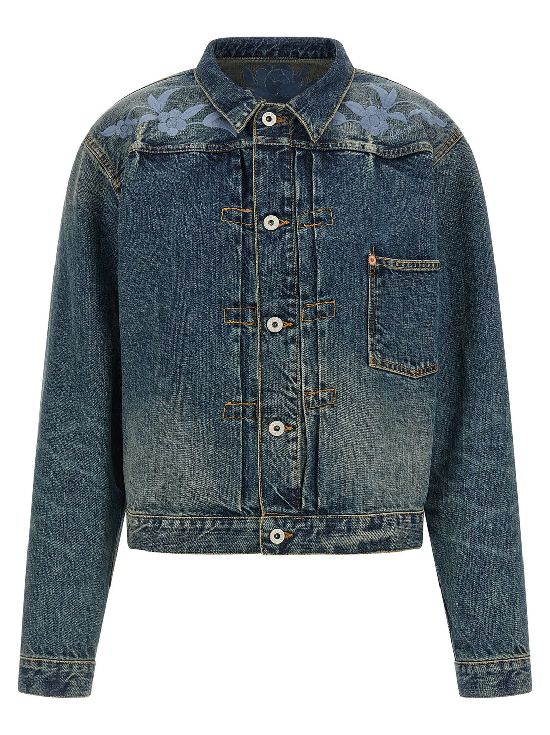 Kenzo Blue Cotton Denim Jacket