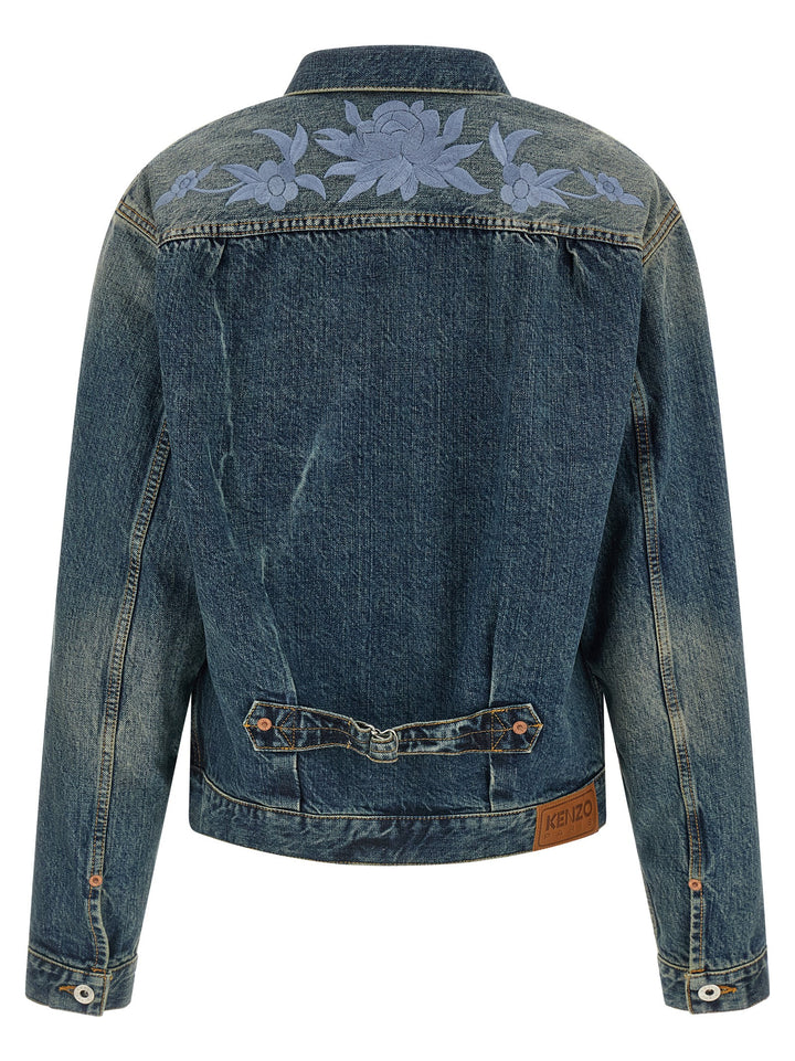 Kenzo Blue Cotton Denim Jacket