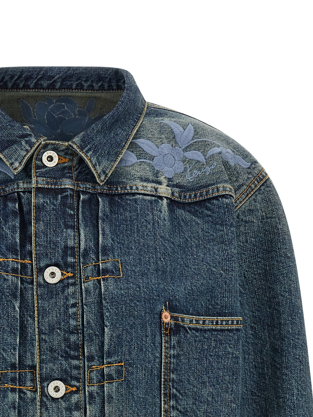 Kenzo Blue Cotton Denim Jacket