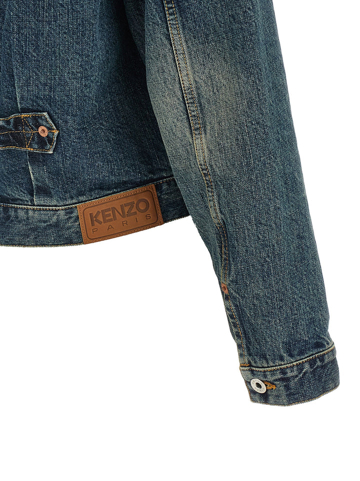 Kenzo Blue Cotton Denim Jacket