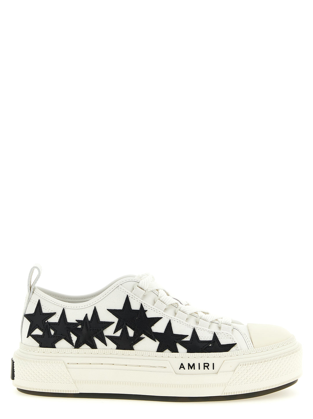 Amiri White Cotton Low Top Sneakers