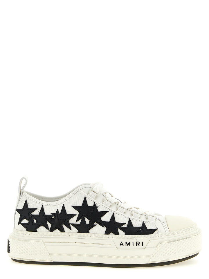 Amiri White Cotton Low Top Sneakers