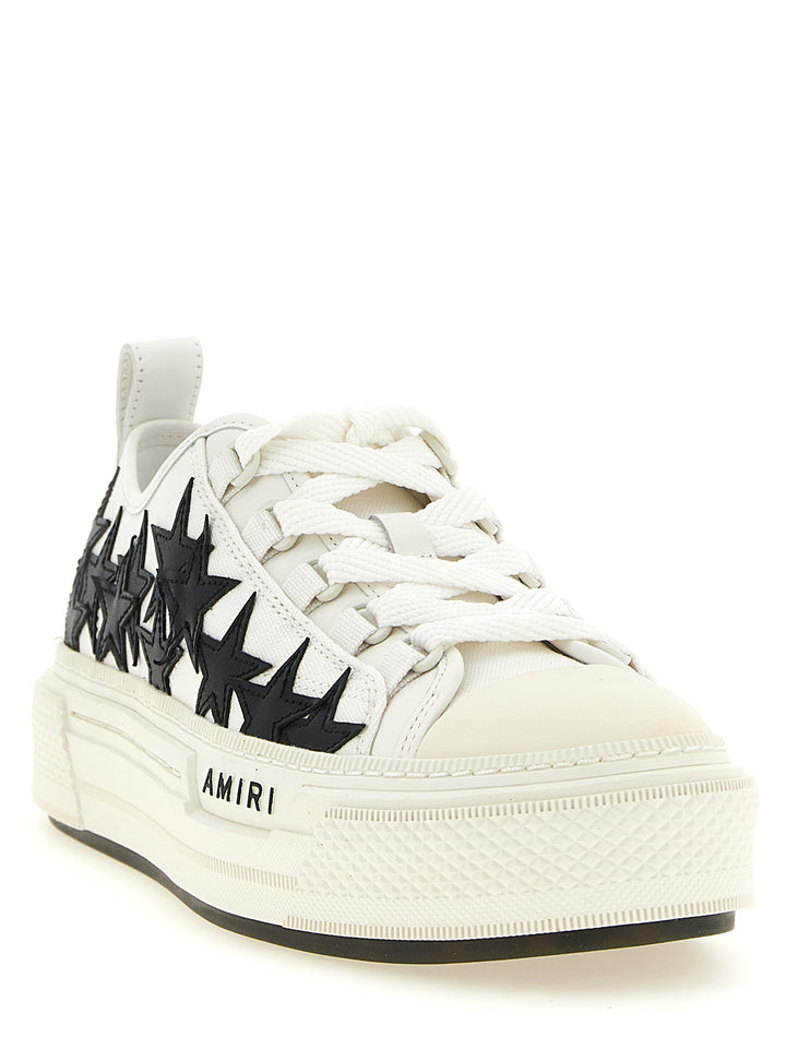 Amiri White Cotton Low Top Sneakers