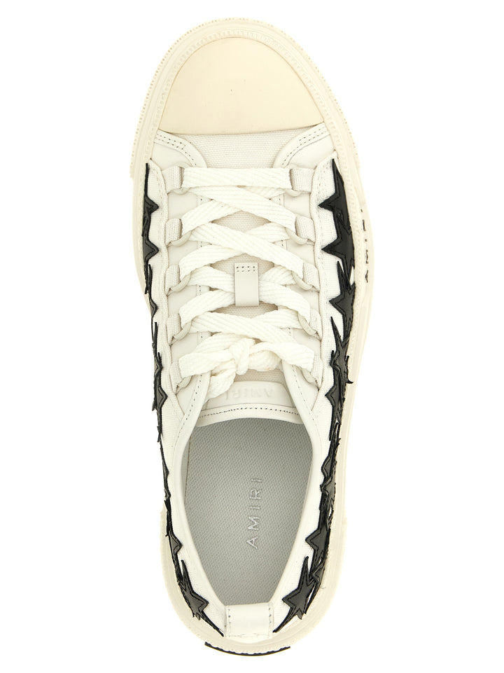Amiri White Cotton Low Top Sneakers