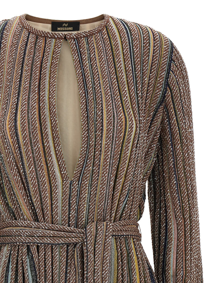 Missoni Multicolor Viscose Short Dress