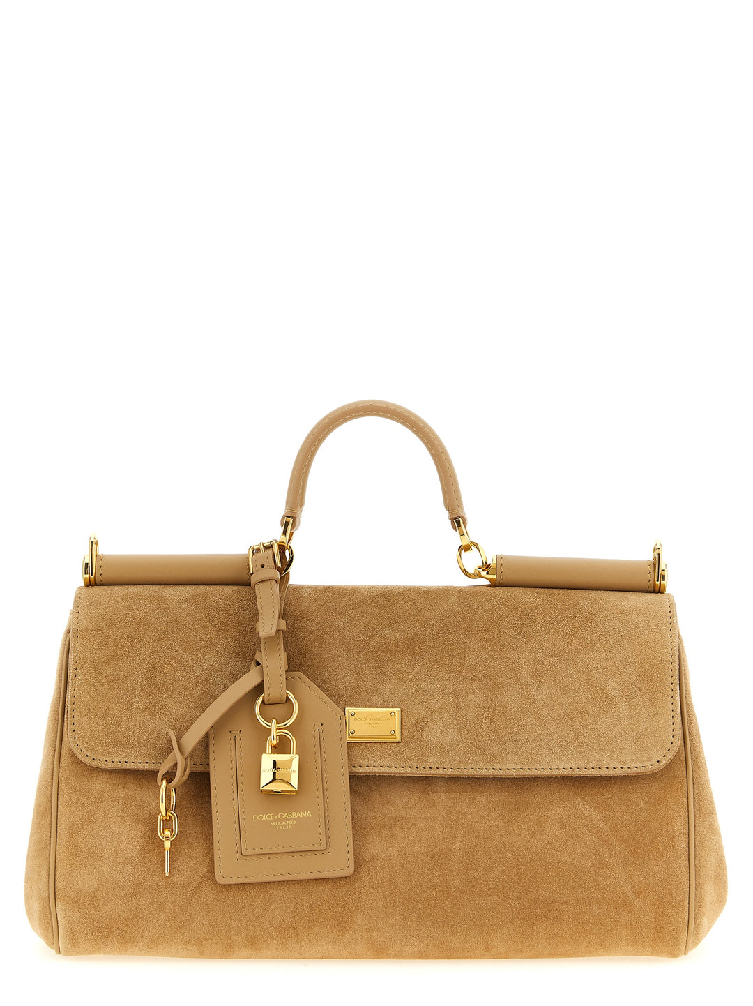 Dolce & Gabbana Beige Calfskin Handbag