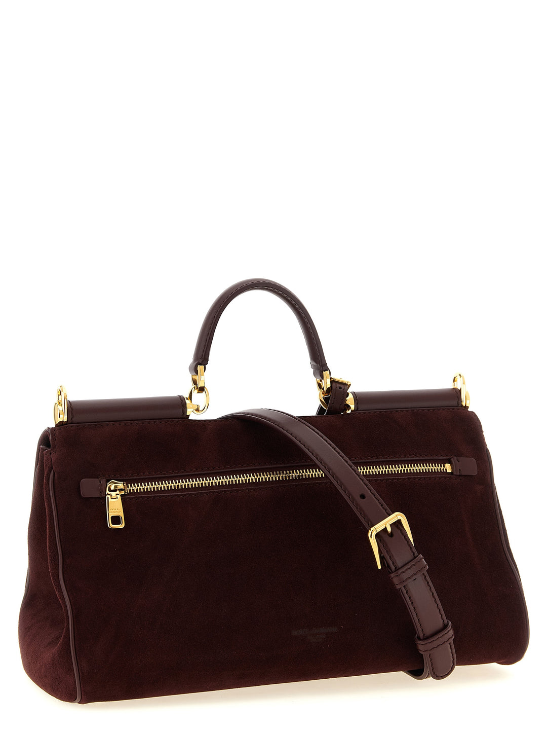 Dolce & Gabbana Bordeaux Calfskin Handbag