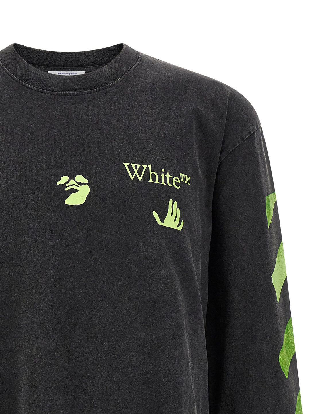 Off-White Black Cotton T-Shirt