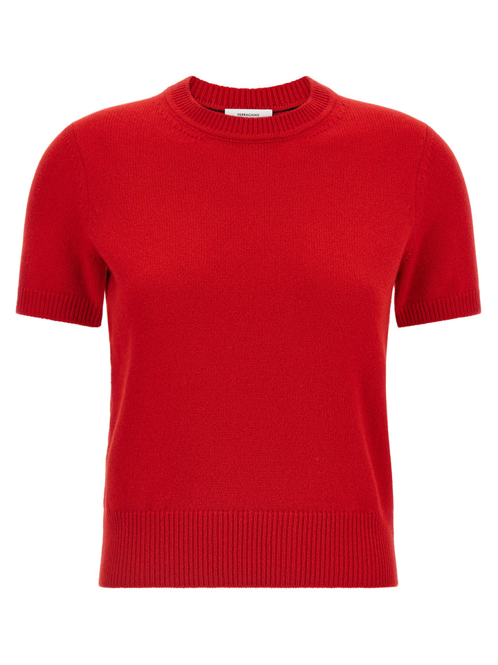 Ferragamo Red Cashmere Sweater