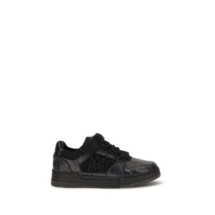 Amiri Black Calf Leather Bos Taurus Athletic Sneakers
