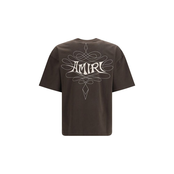 Amiri Brown Cotton T-Shirt