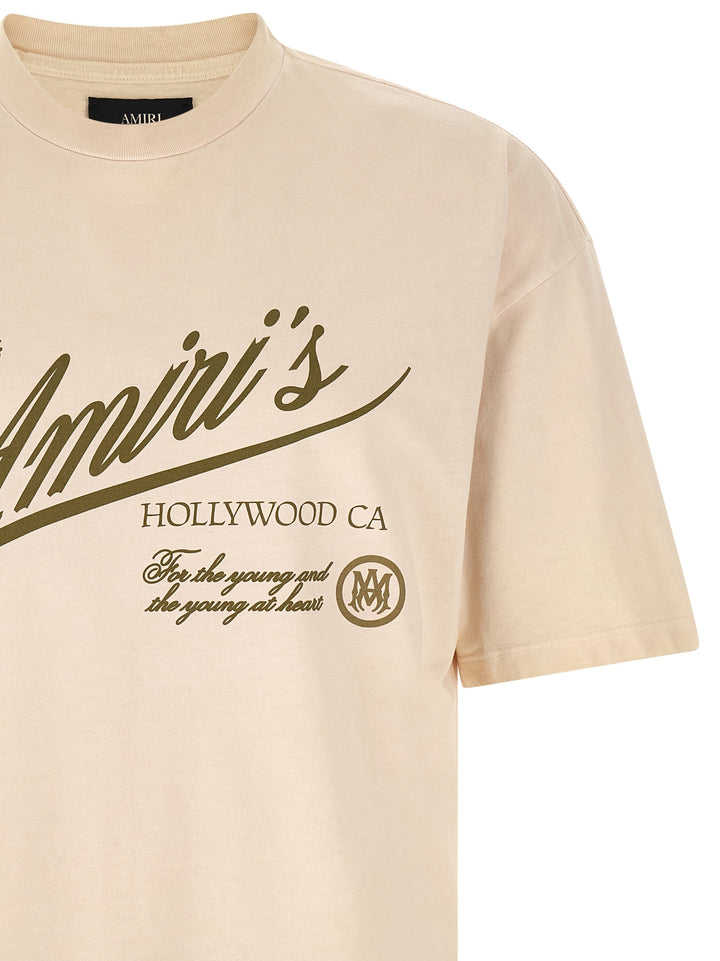 Amiri Beige Cotton T-Shirt