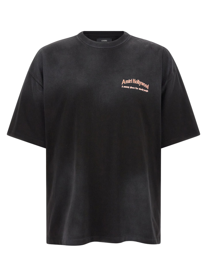 Amiri Black Cotton T-Shirt