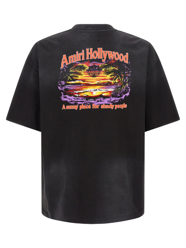 Amiri Black Cotton T-Shirt