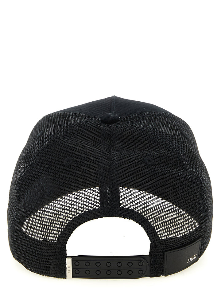 Amiri Black Cotton Cap (Baseball Hat)