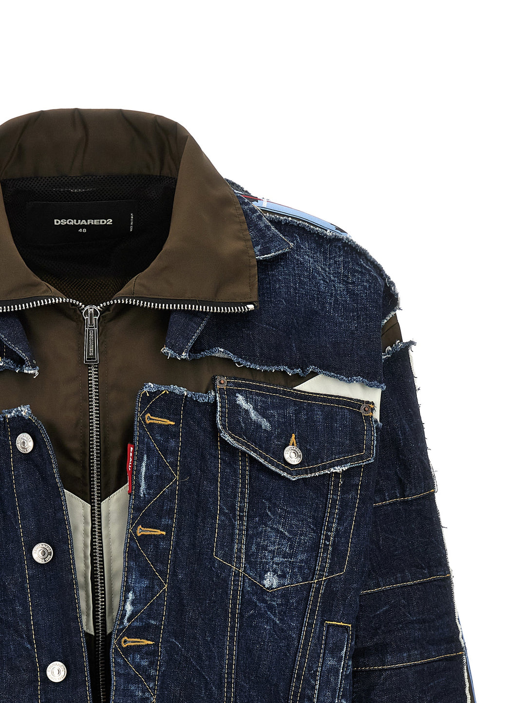 Dsquared² Blue Cotton Denim Jacket