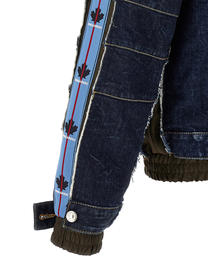 Dsquared² Blue Cotton Denim Jacket