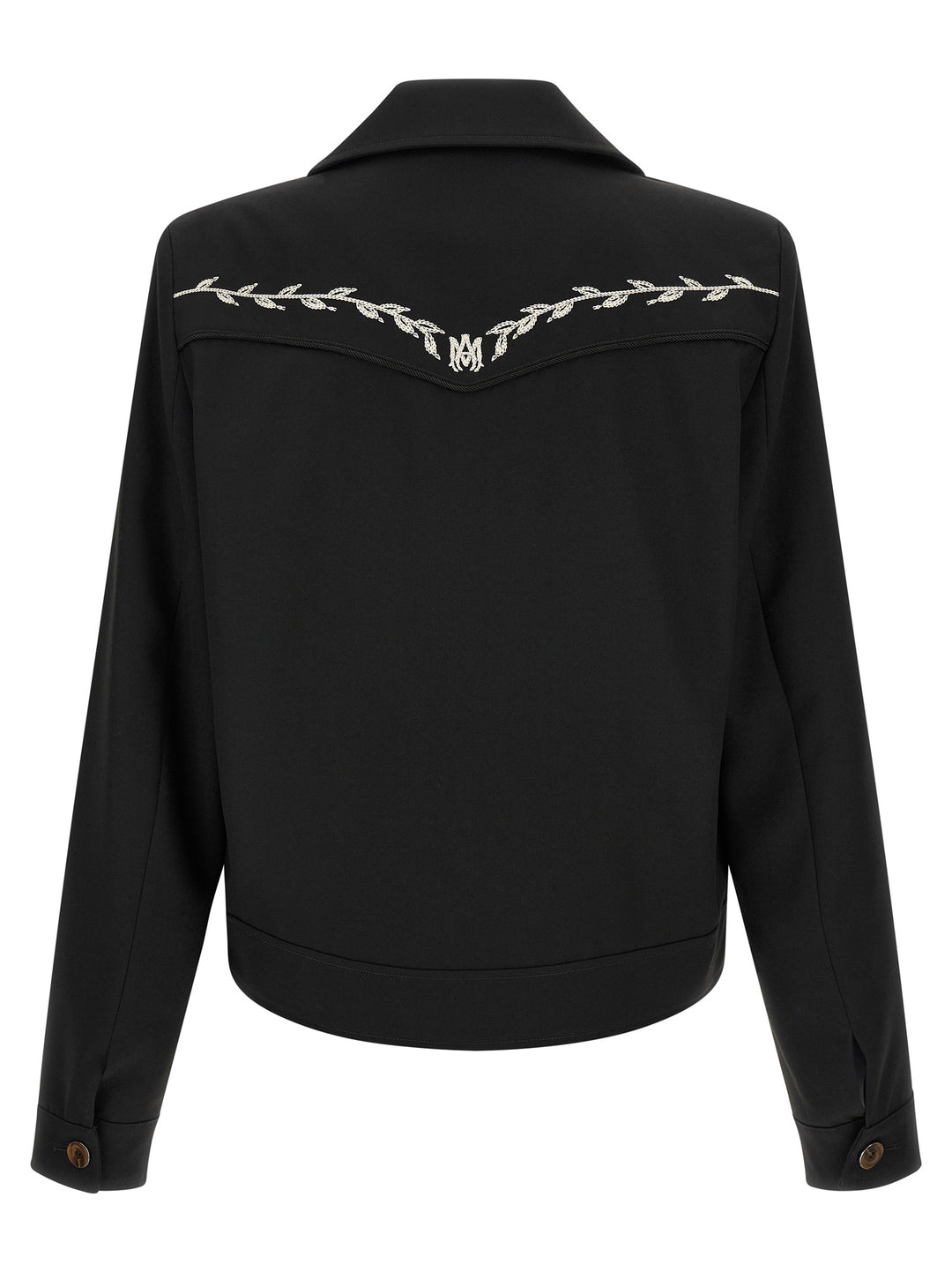 Amiri Black Polyester Full-Length Jacket