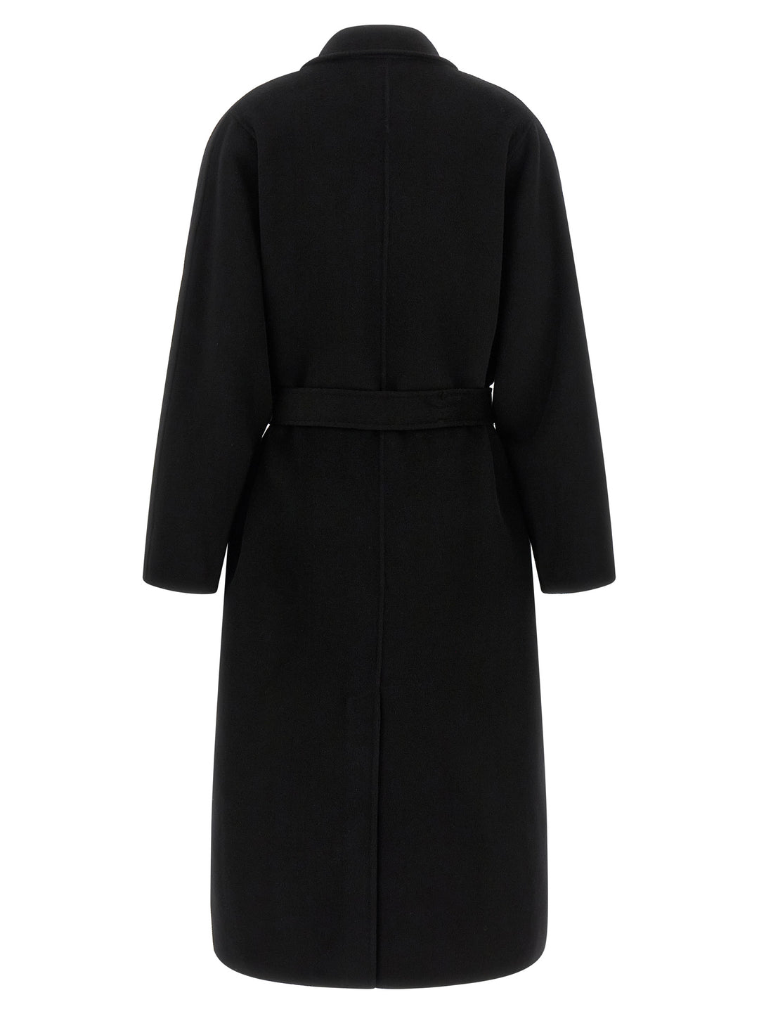 Elisabetta Franchi Black Wool Coat