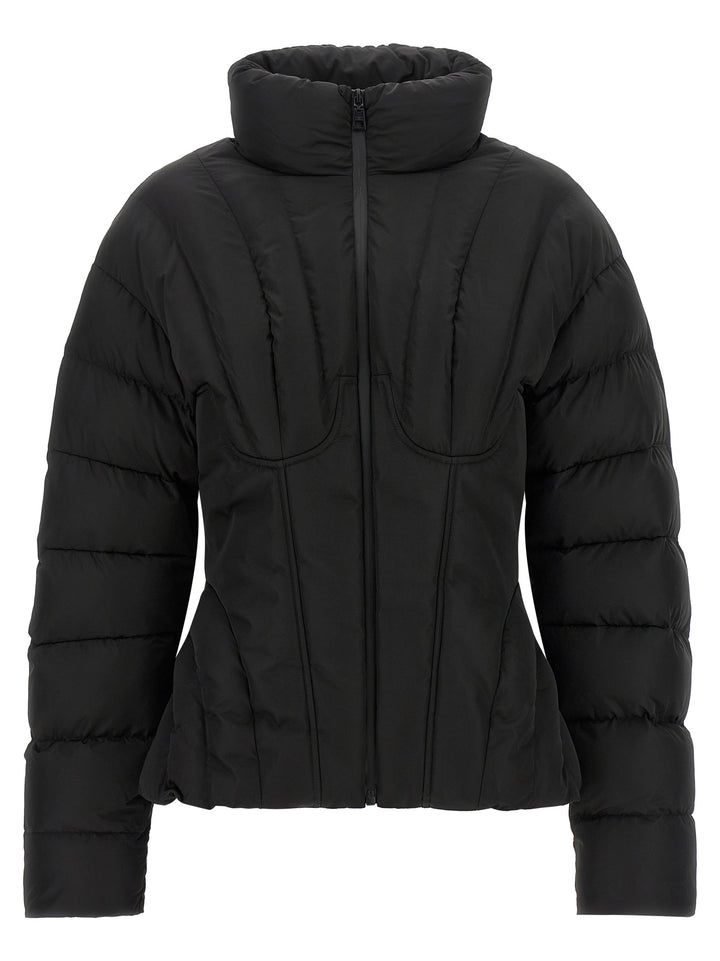 Elisabetta Franchi Black Polyester Full-Length Jacket