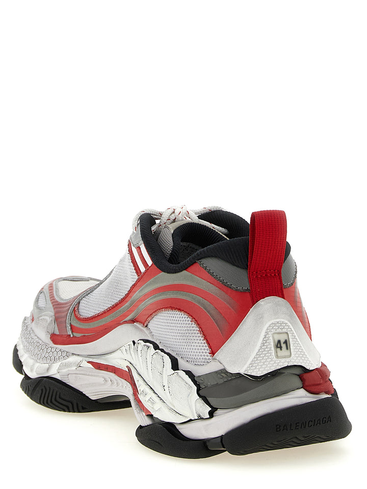 Balenciaga White Polyethylene Athletic Sneakers