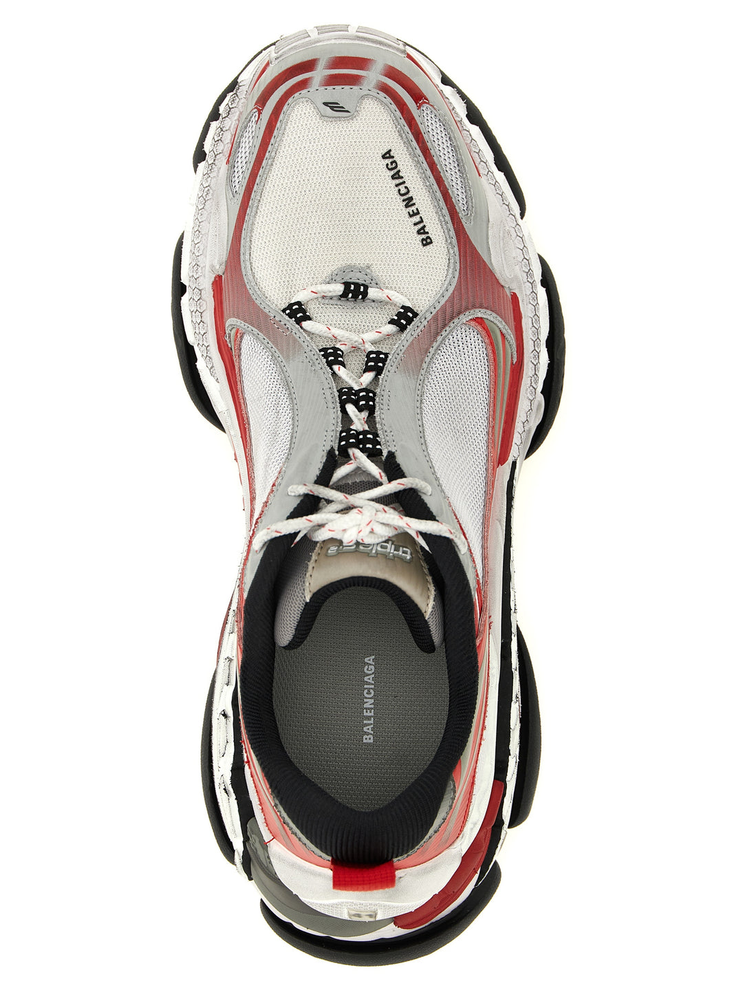 Balenciaga White Polyethylene Athletic Sneakers
