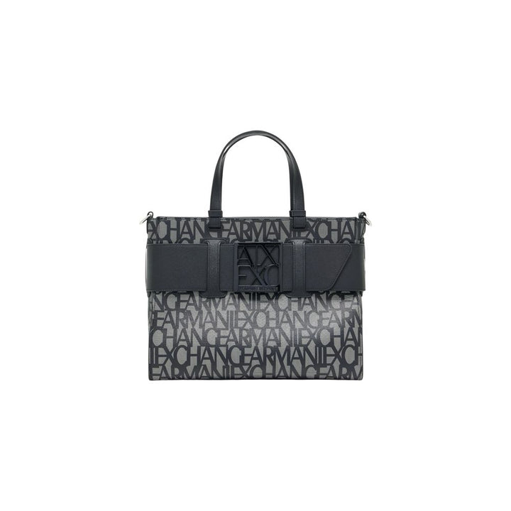 Armani Exchange Black Cotton Handbag