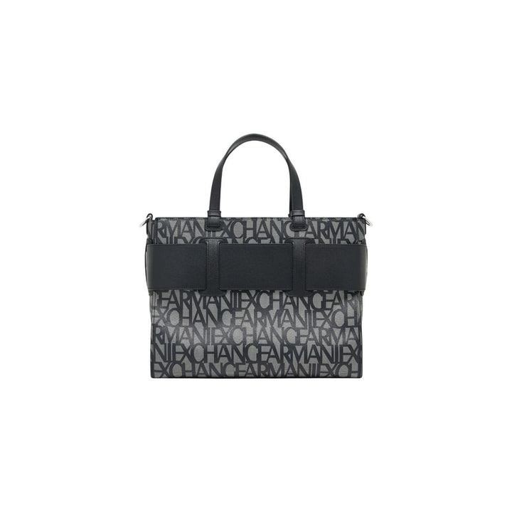 Armani Exchange Black Cotton Handbag